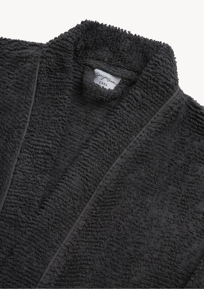 Humana Bathrobe Charcoal
