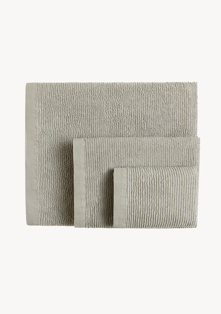 Humana Silver (AD) Humana Bath Towel - Light Grey - Sea You Soon