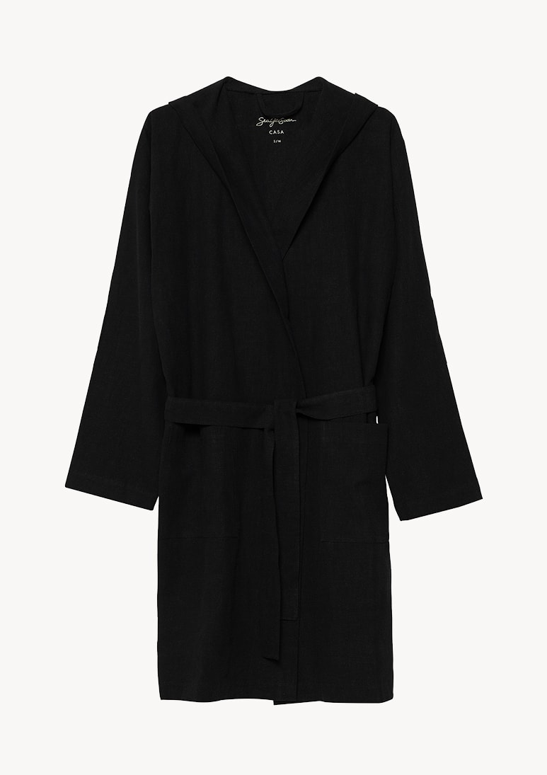 Natura - Black (AA) Natura Linen Gown - Black - Sea You Soon