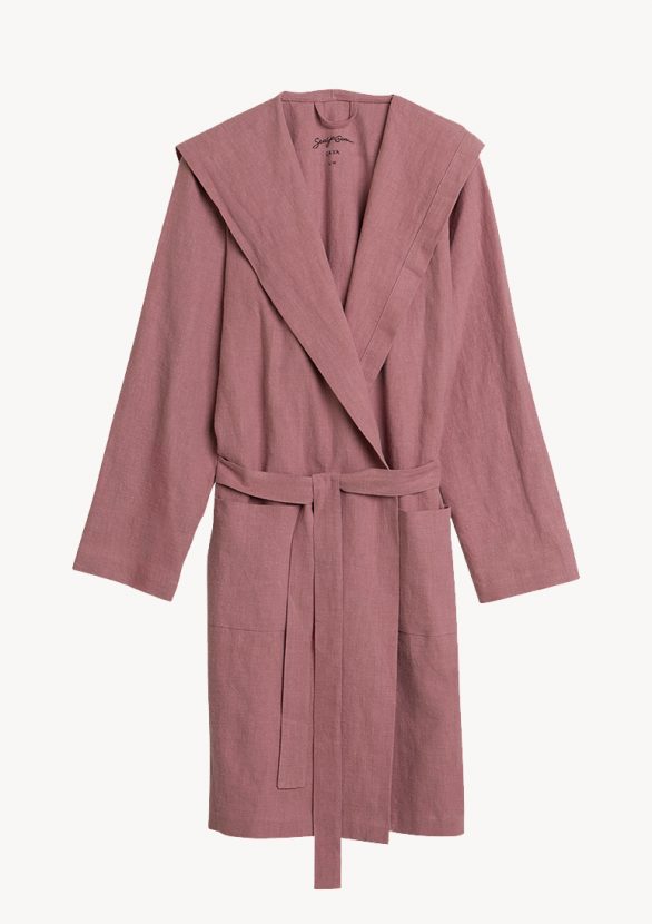 Natura Linen Gown - Dusty Pink - Sea You Soon