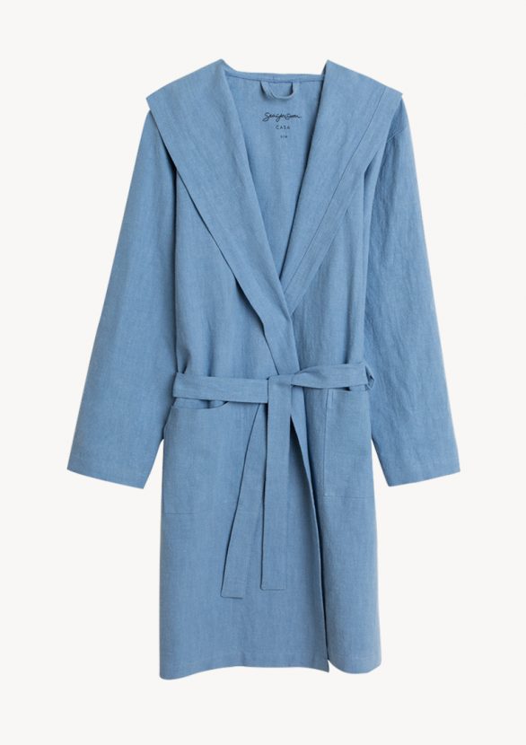 Natura Linen Gown - Sky Blue - Sea You Soon
