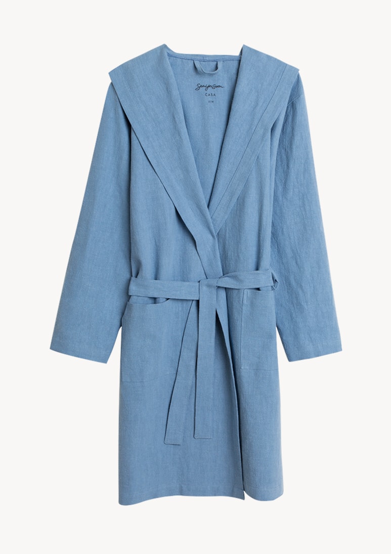 Natura - Sky Blue (AA) Natura Linen Gown - Sky Blue - Sea You Soon