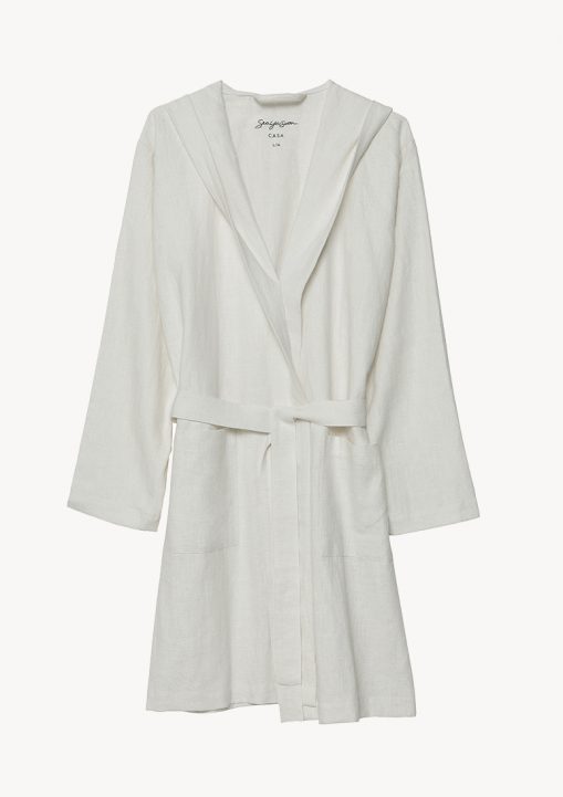 Natura Linen Gown - White - Sea You Soon