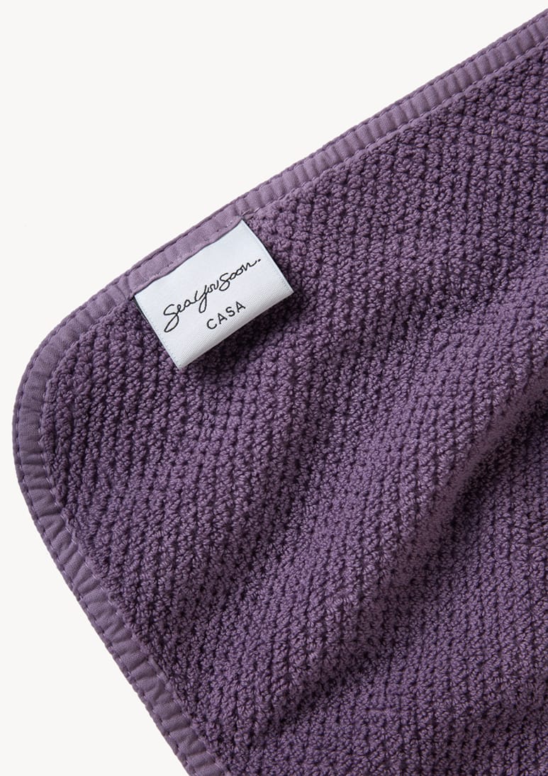 Meliora Bee Waffle Bath Towel Lavender (AD) Meliora Bee Waffle Bath Towel - Lavender - Sea You Soon