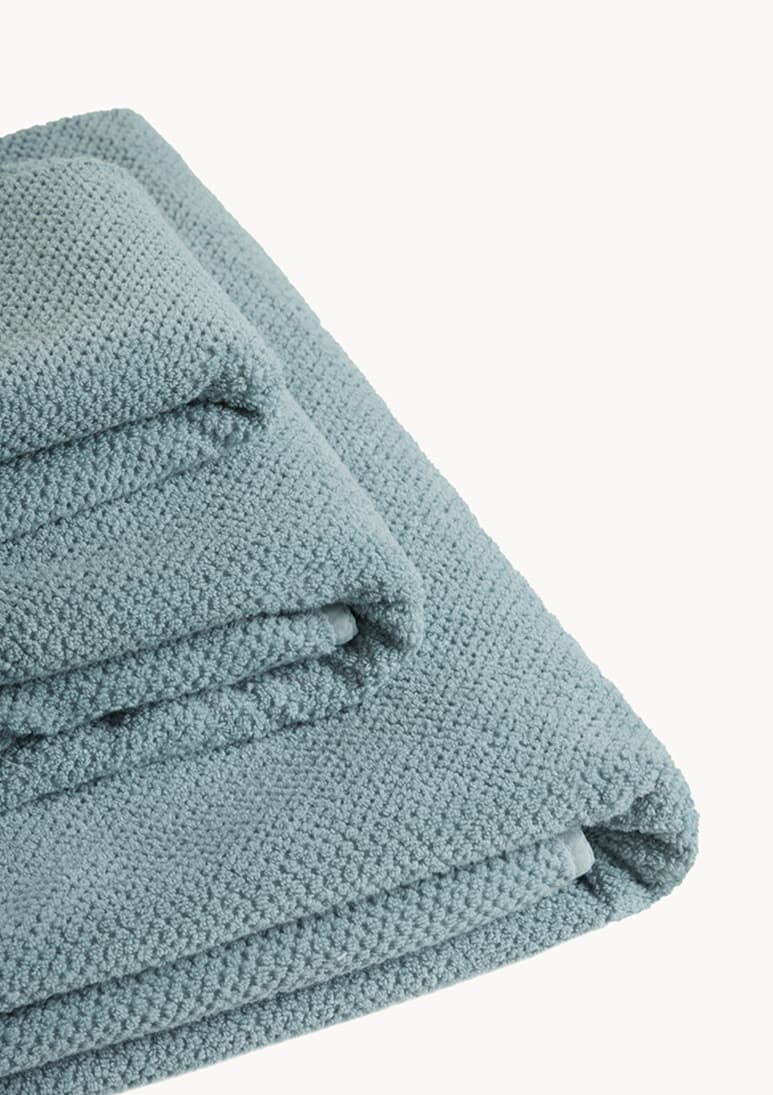Meliora Bee Waffle Bath Towel Sea Mist (AC) Meliora Bee Waffle Bath Towel - Sea You Soon