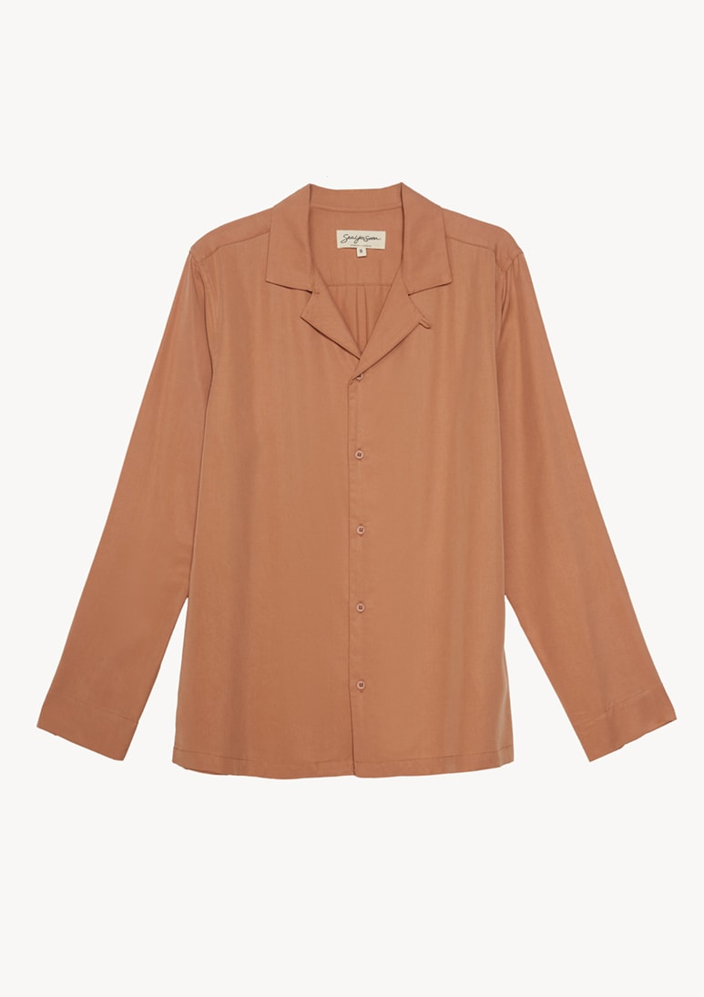 Alma L. Sleeve - Nude (a) Alma Tencel Unisex Long Sleeve Shirt Nude - Sea You Soon