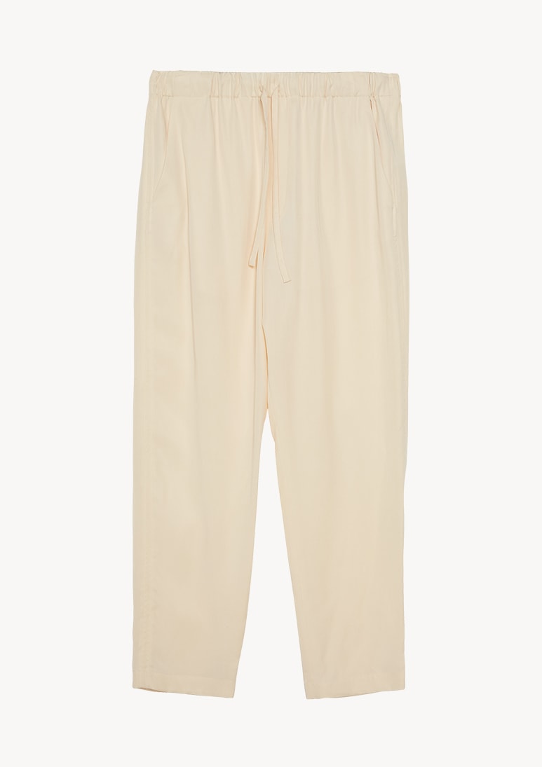 Alma Trousers - Cream (a) Alma Tencel Unisex Trousers - Cream - Sea You Soon