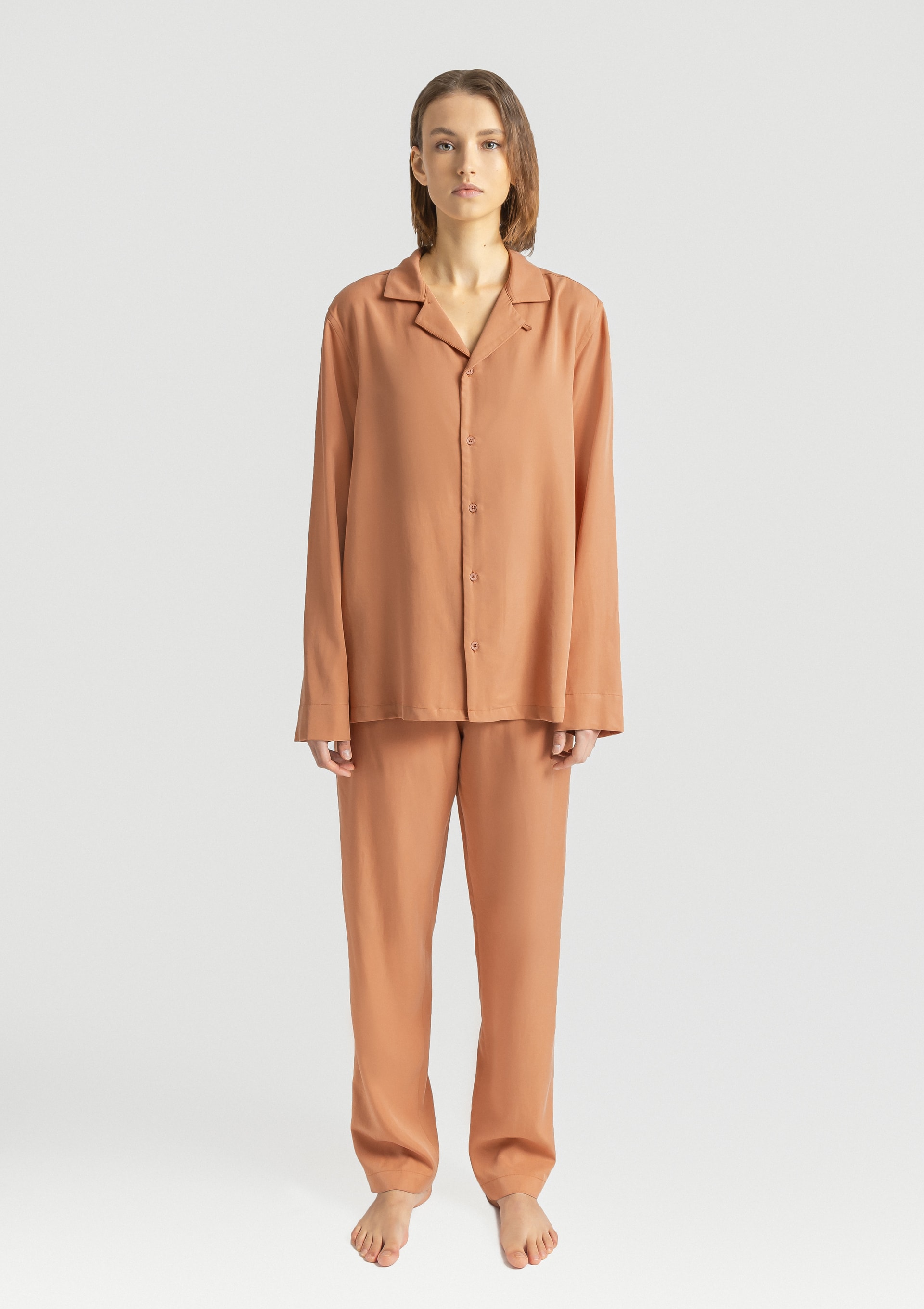 Lady L. Sleeve&Trousers - Nude (a) Alma Tencel Unisex Trousers - Nude - Sea You Soon