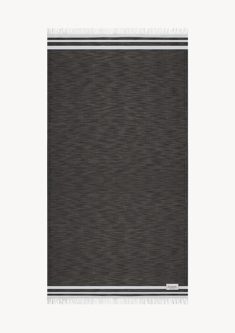 Tino-beach-towel-Black__a Tino TENCEL™ Towel - Black - Sea You Soon
