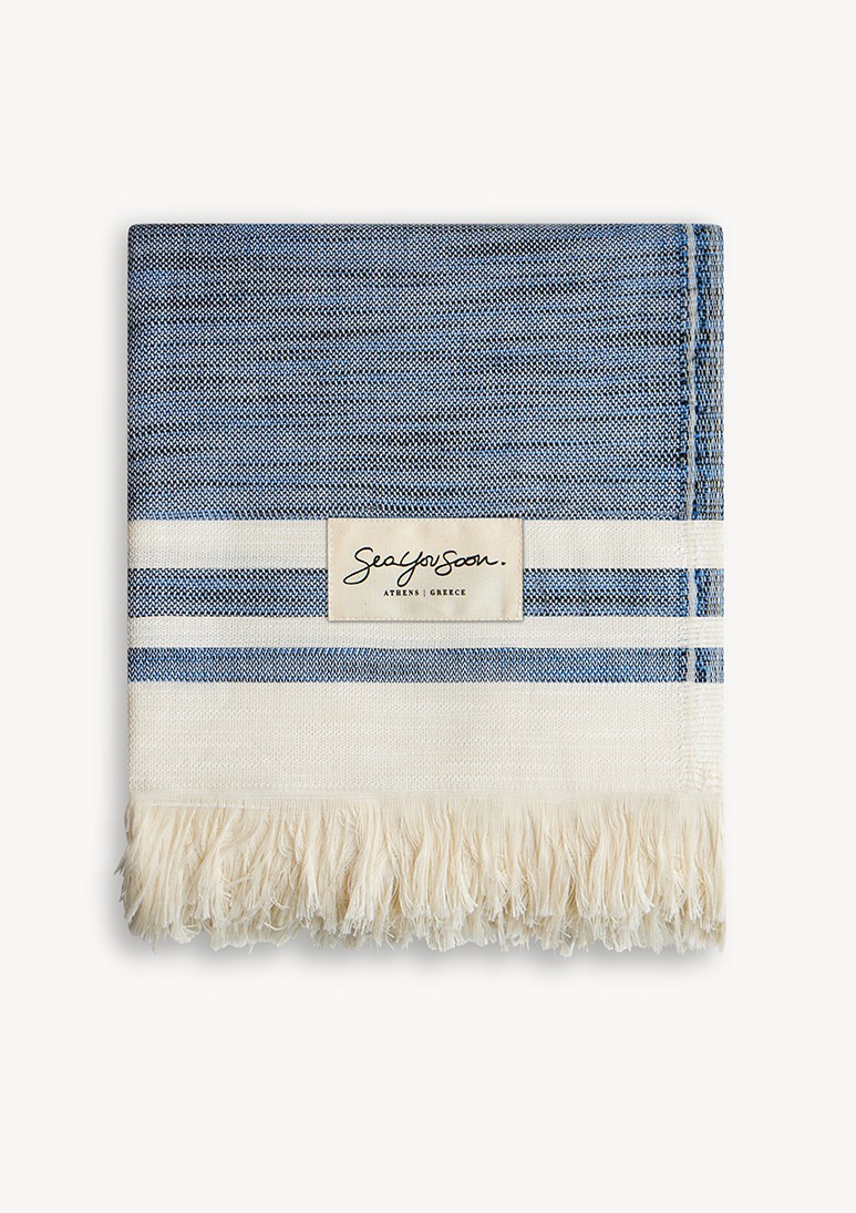 Tino-beach-towel-Sapphire-Blue__b_ Tino TENCEL™ Towel - Sapphire Blue - Sea You Soon