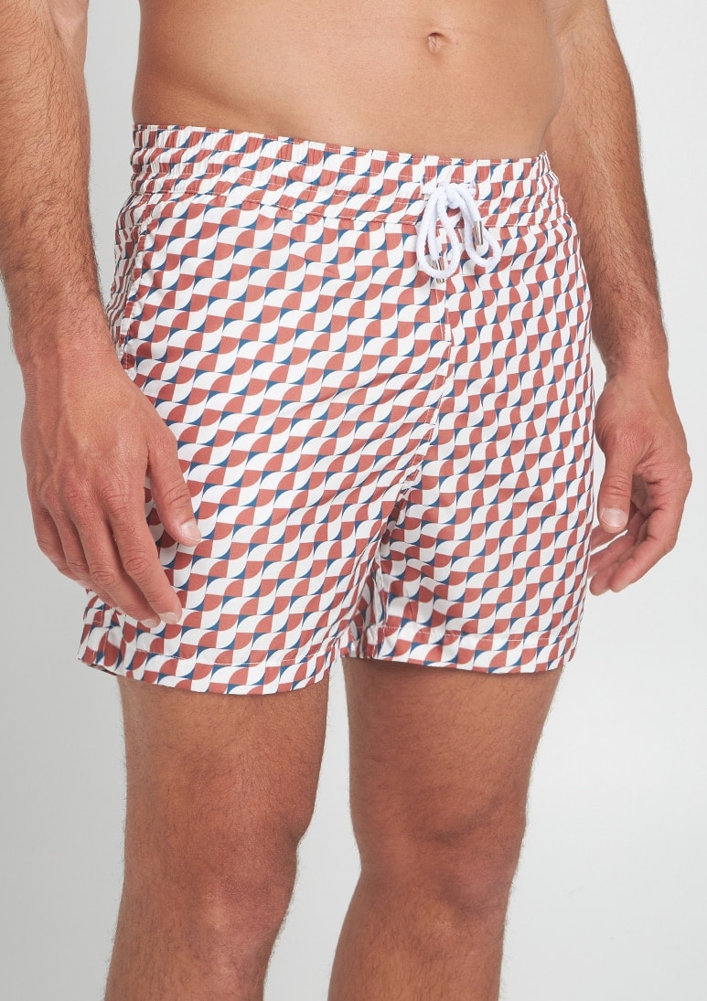 oceano-swim-shorts-brick (c) Oceano Swim Shorts - Brick - Sea You Soon