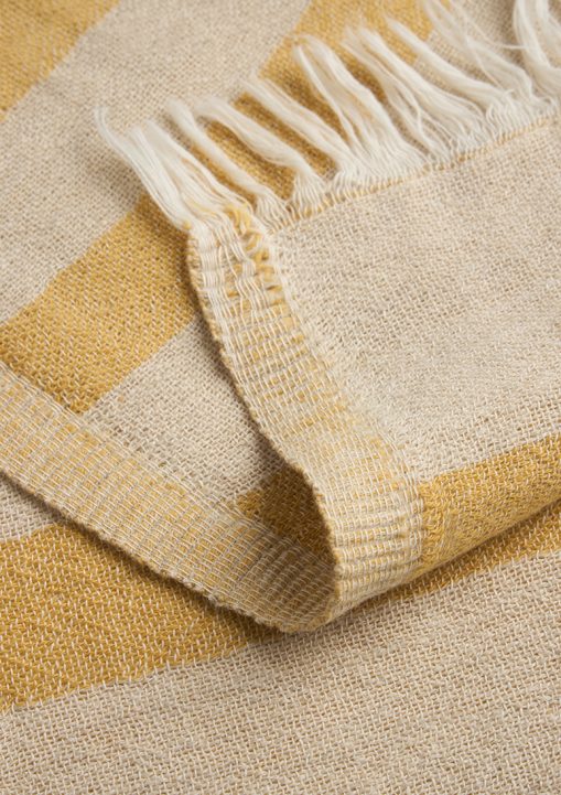 Baia Linen Towel - Mustard - Sea You Soon