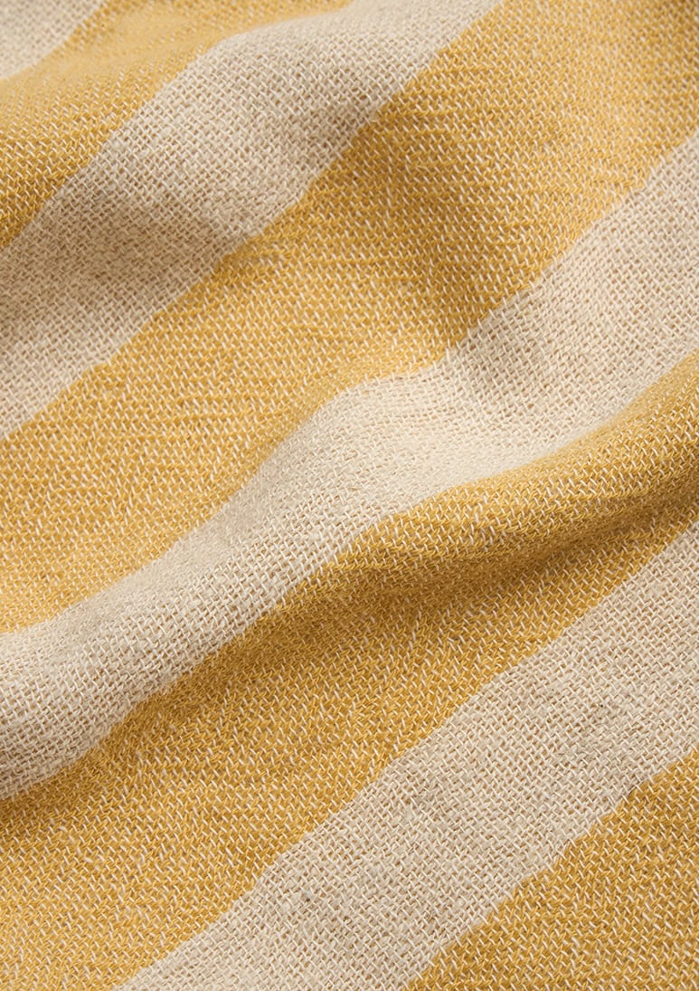 baia-linen-beach-towel-mustard (d) Baia Linen Towel - Mustard - Sea You Soon