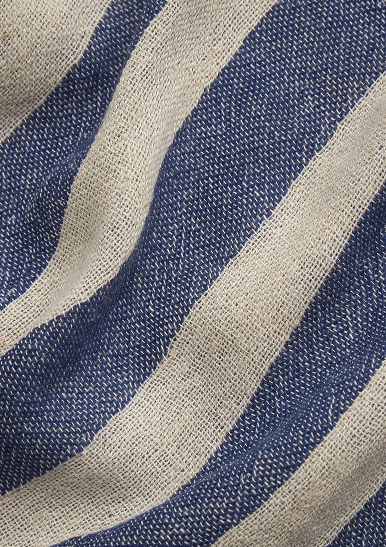 baia-linen-beach-towel-navy-blue (d) Baia Linen Towel - Navy Blue - Sea You Soon