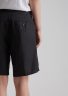 Benicia Elasticated Linen Shorts - Black - Sea You Soon