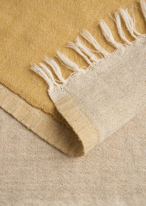 Mare Linen Towel - Mustard - Sea You Soon