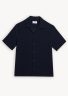sanona-shirt-navy-blue (a) Sanona Short Sleeve Cotton Shirt - Navy Blue - Sea You Soon