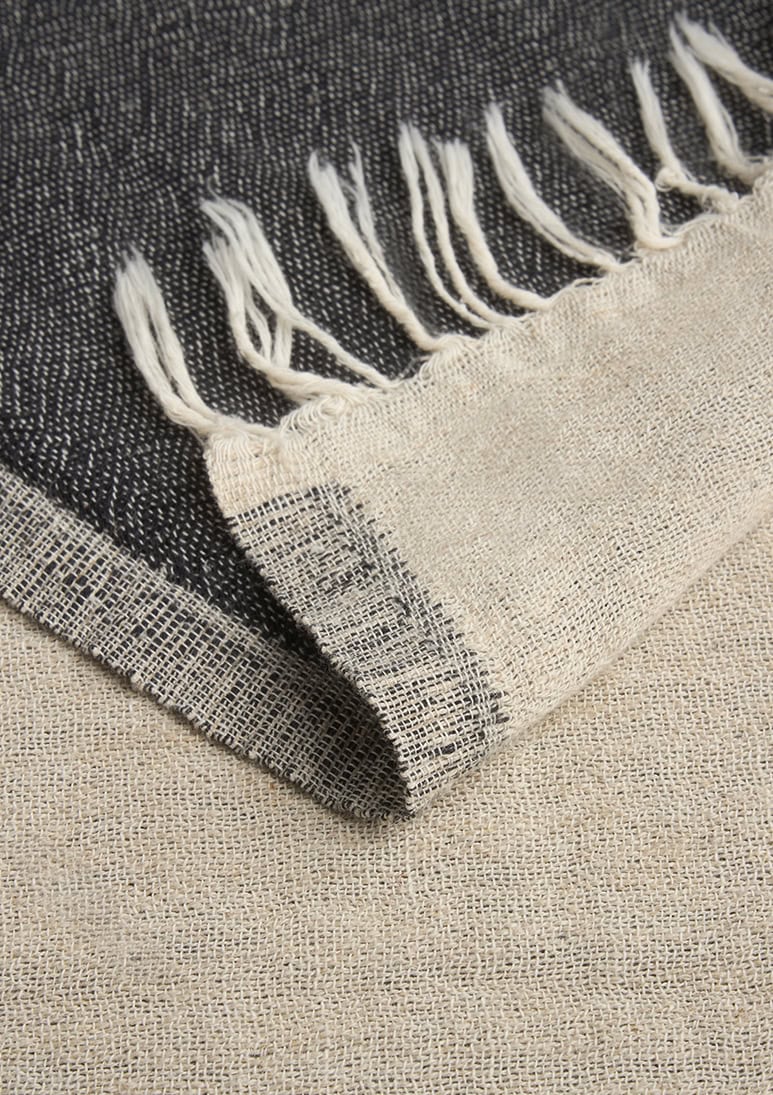 mare-linen-beach-towel-black (c) Mare Linen Towel - Black - Sea You Soon