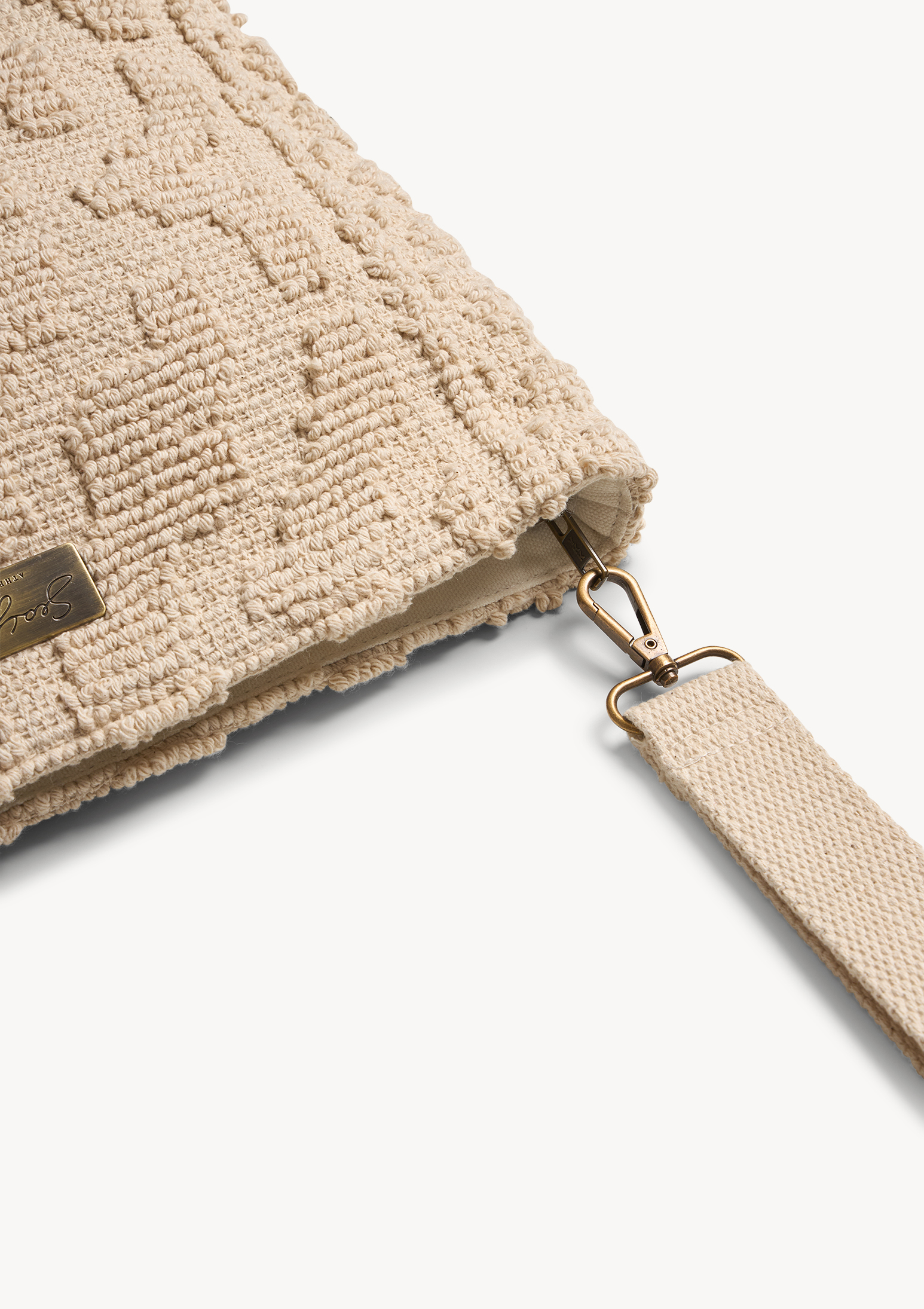 Carmela Midi Clutch Natural - Sea You Soon