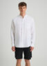 Evoto Frenzo Regular Fit Mao Shirt White - Sea You Soon