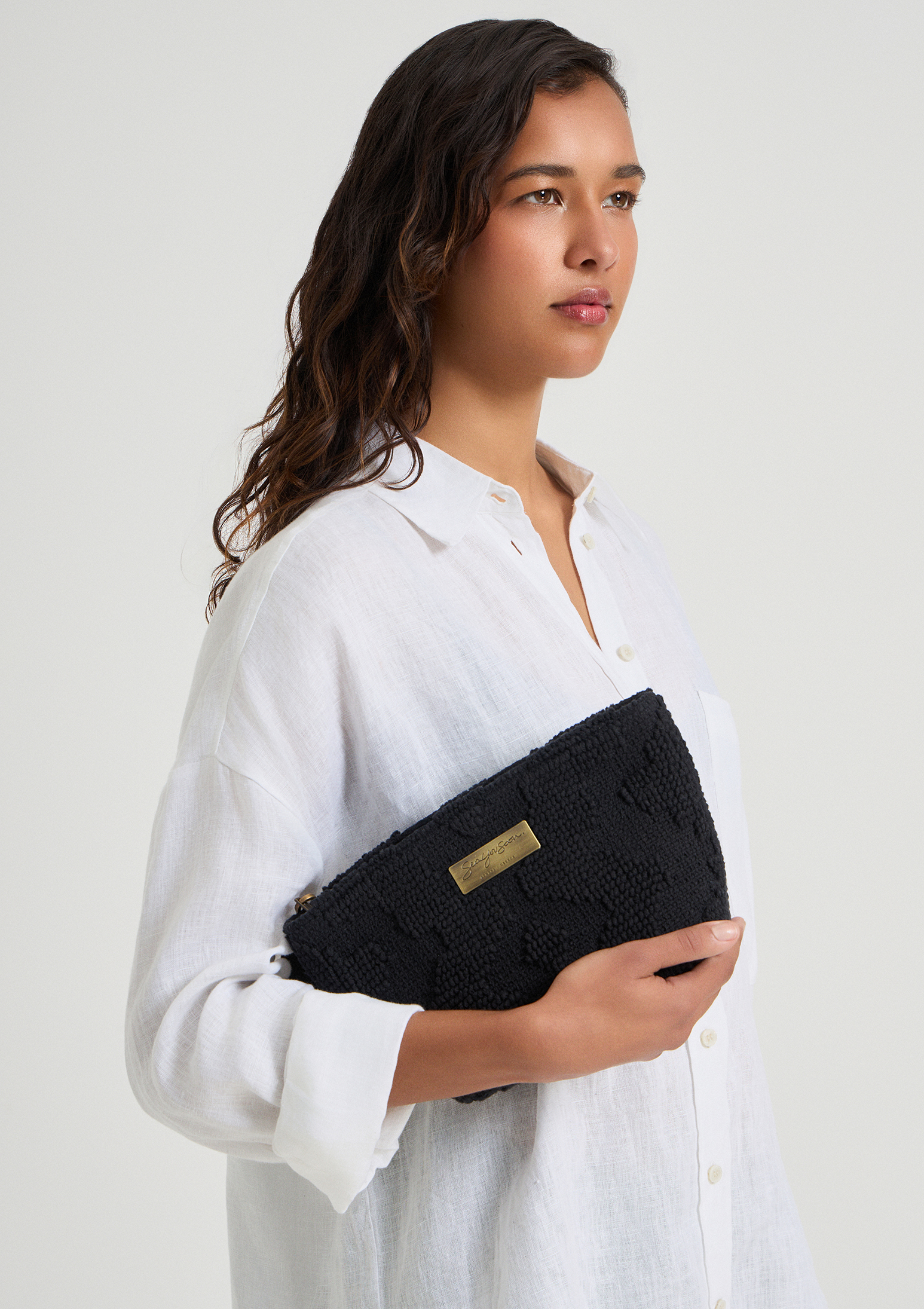 Evoto Marsala Mini Clutch Black - Sea You Soon