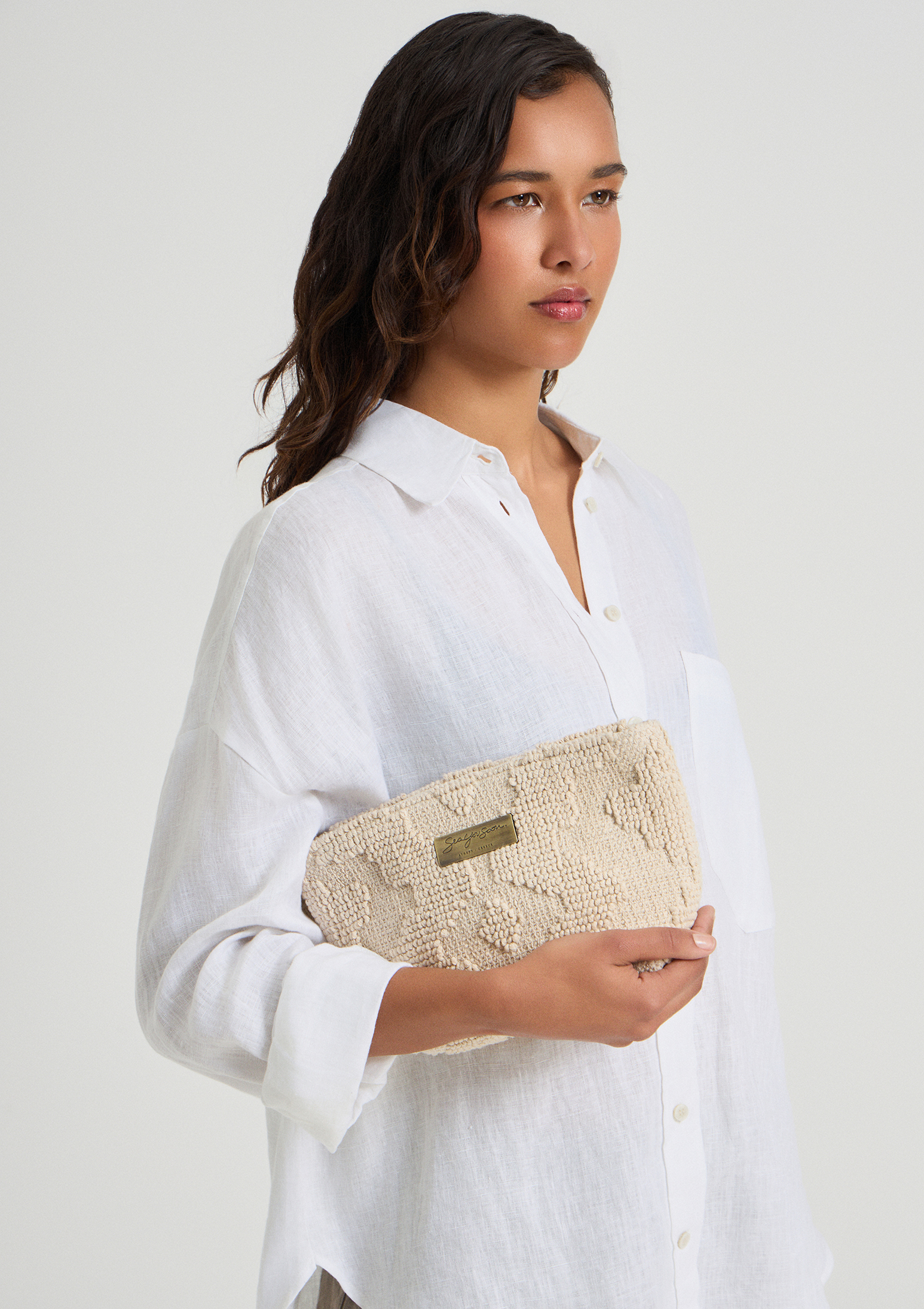 Evoto Marsala Mini Clutch Natural - Sea You Soon