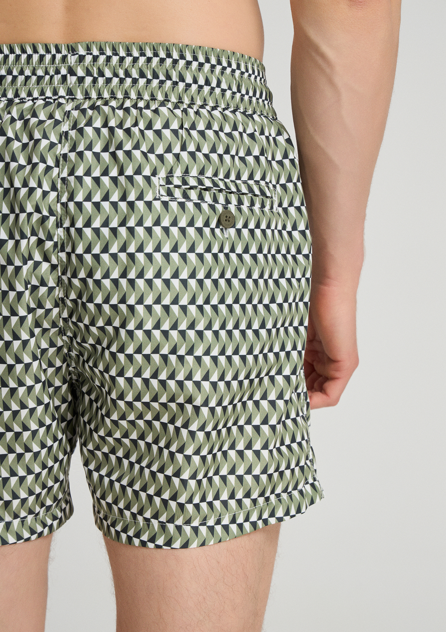 Evoto Nautis Swim Shorts Olive - Black - Sea You Soon