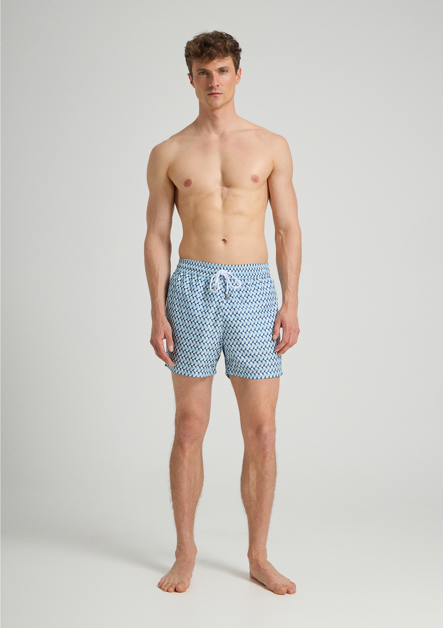 Evoto Nautis Swim Shorts Sapphire Blue - Pale Blue - Sea You Soon
