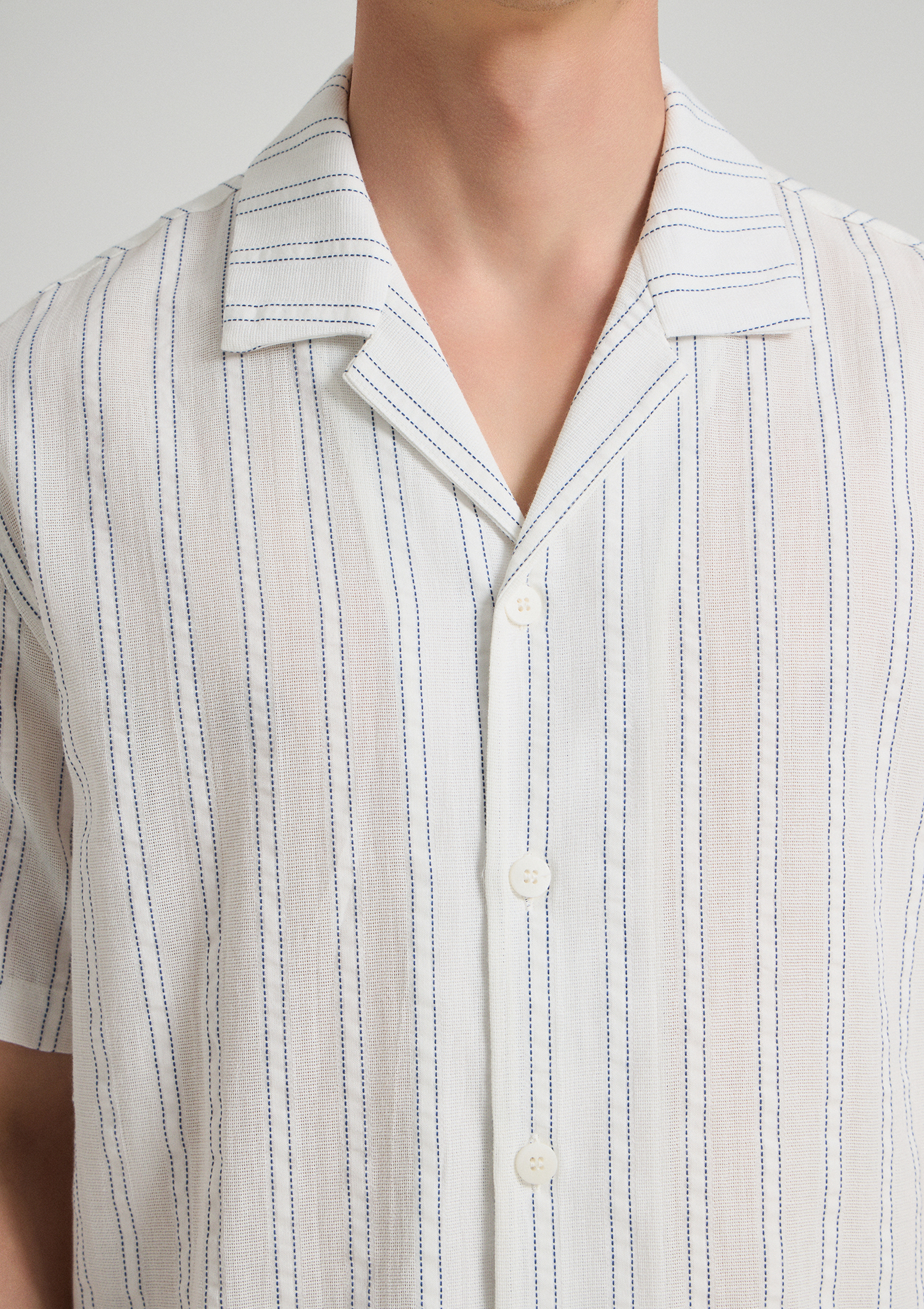 Salvo Resort Cotton Shirt - Eclipse Blue - Sea You Soon