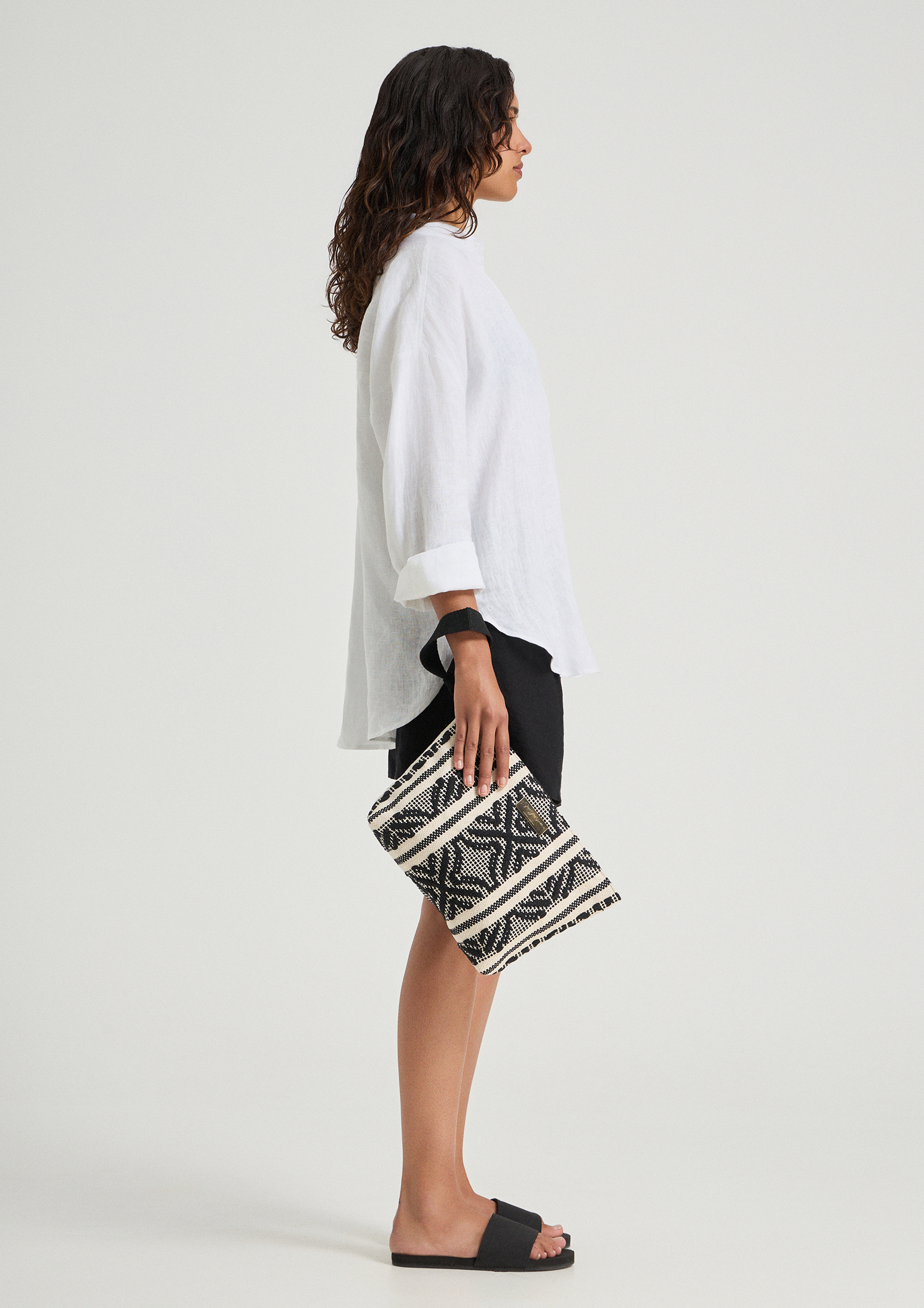 Evoto Sorrento midi clutch Black - Sea You Soon