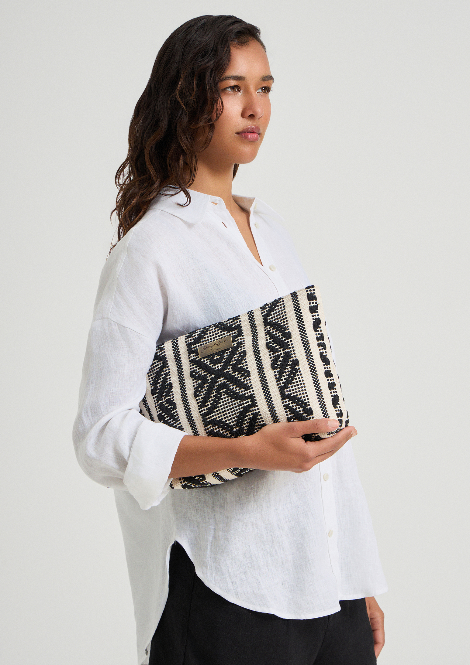 Evoto Sorrento midi clutch Black - Sea You Soon