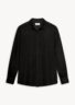 valano-linen-shirt-black (a) Valano Regular Fit Linen Shirt Black - Sea You Soon
