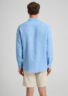 Evoto Valano Regular Fit Linen Shirt Blue Lagoon - Sea You Soon