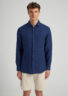 Evoto Valano Regular Fit Linen Shirt Eclipse Blue - Sea You Soon