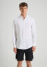 Evoto Valano Regular Fit Linen Shirt White - Sea You Soon