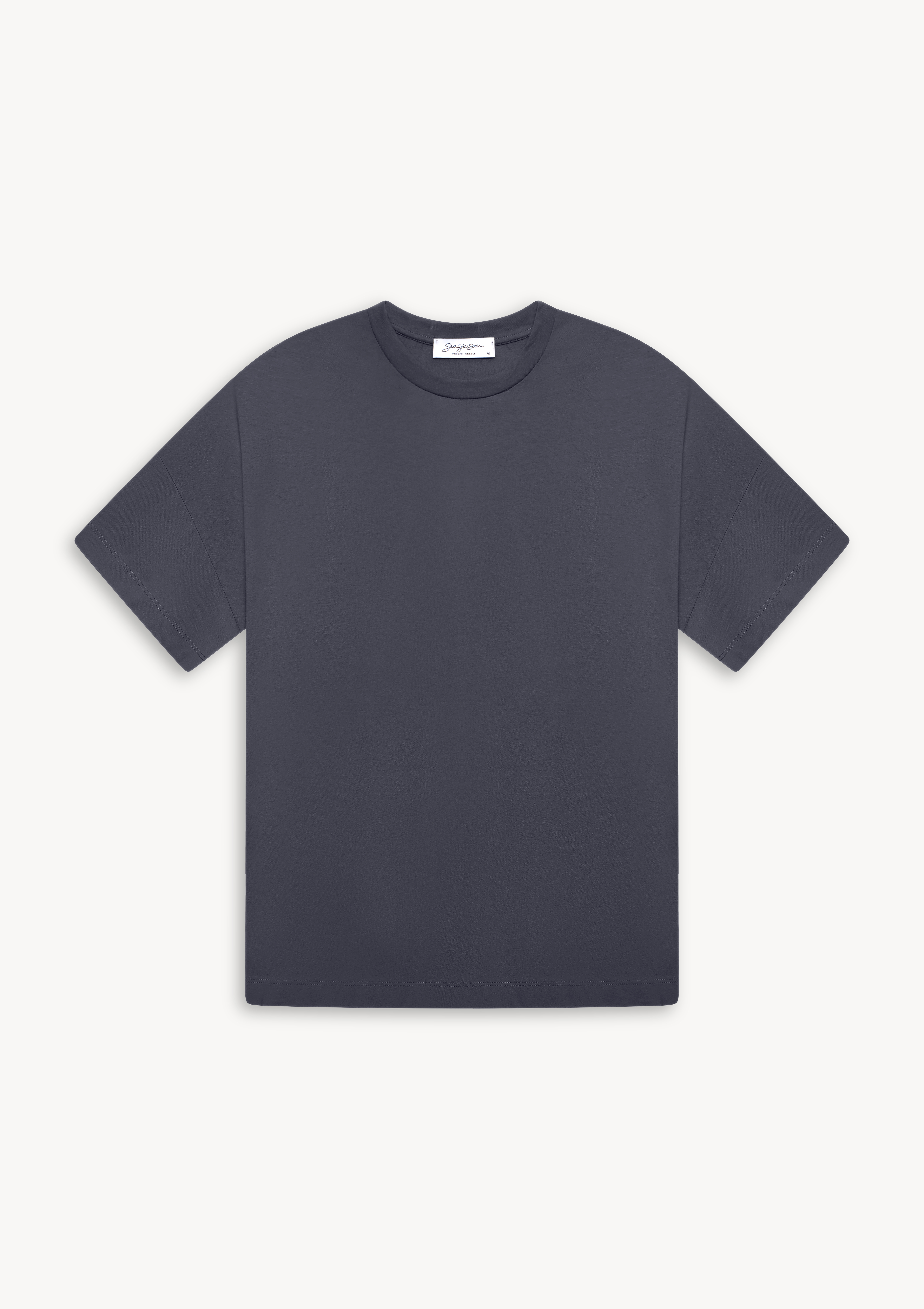 viello-tshirt-blue (a) Viello Relaxed Cotton T-Shirt Voyage Blue - Sea You Soon