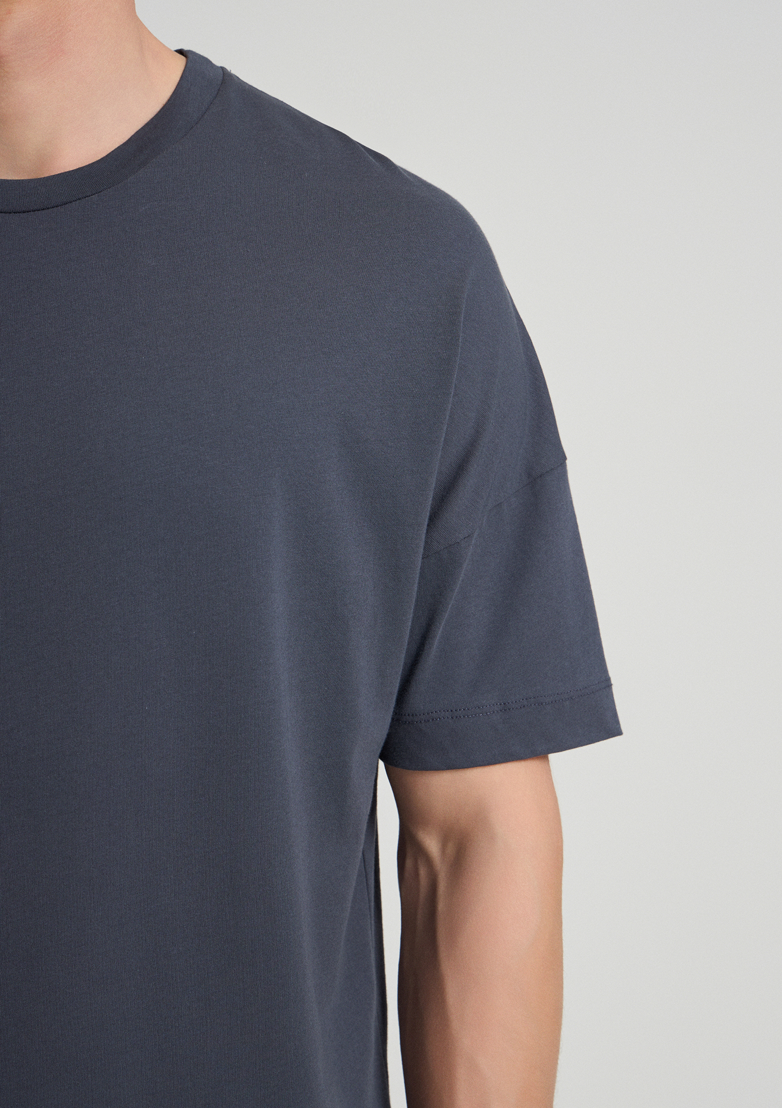 Evoto Viello Relaxed Cotton T-Shirt Voyage Blue - Sea You Soon