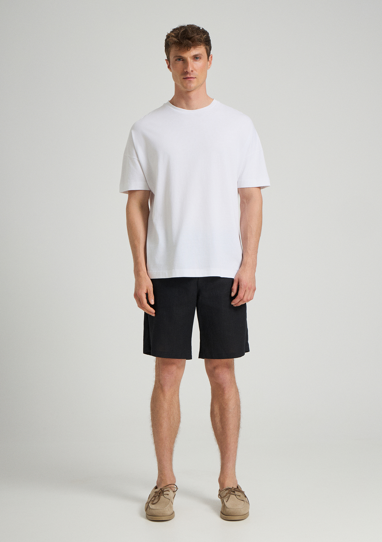 Evoto Viello Relaxed Cotton T-Shirt White - Sea You Soon