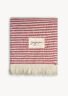 Gorgona-linen-beach-towel-burgundy (b) Gorgona Linen Towel - Burgundy - Sea You Soon