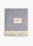 Gorgona-linen-beach-towel-navy-blue (b) Gorgona Linen Towel - Navy Blue - Sea You Soon