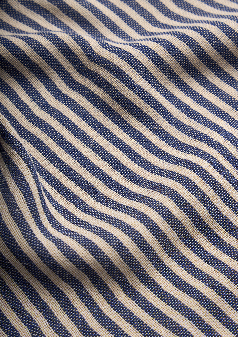 Gorgona-linen-beach-towel-navy-blue (c) Gorgona Linen Towel - Navy Blue - Sea You Soon
