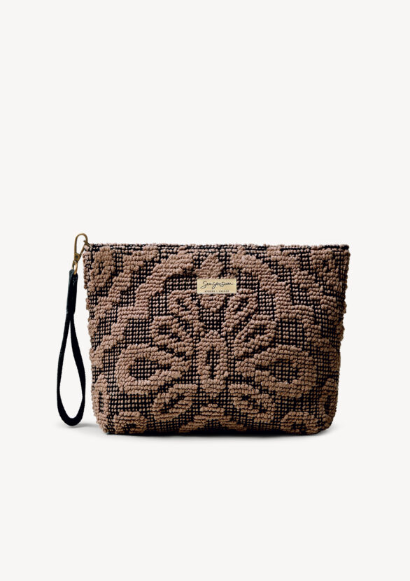 Taormina Clutch - Mocha