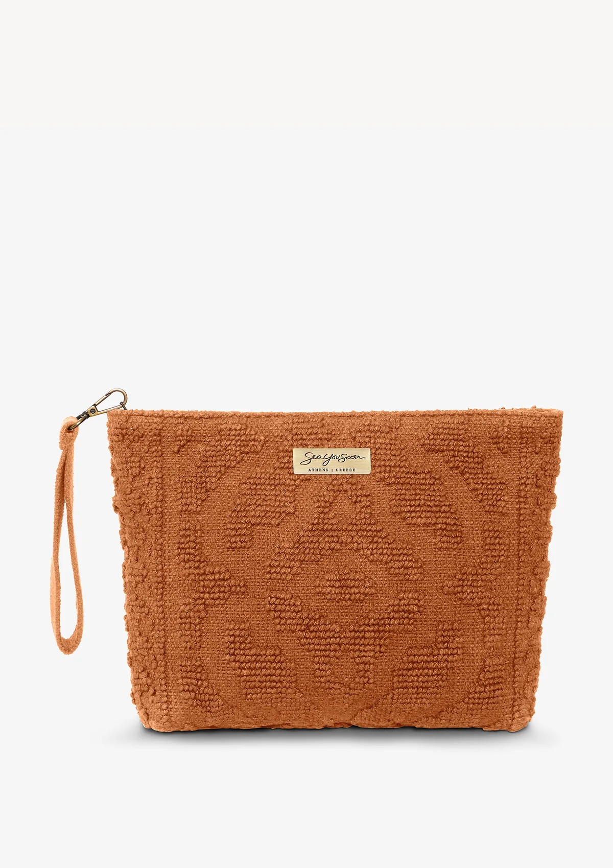 Carmela Midi Clutch Umber - Sea You Soon