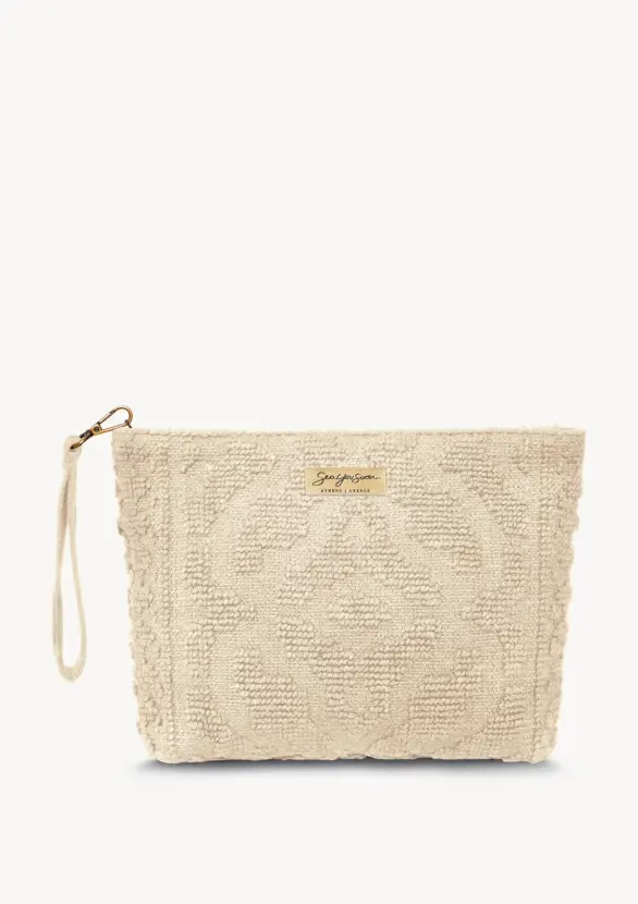 Carmela Midi Clutch Natural