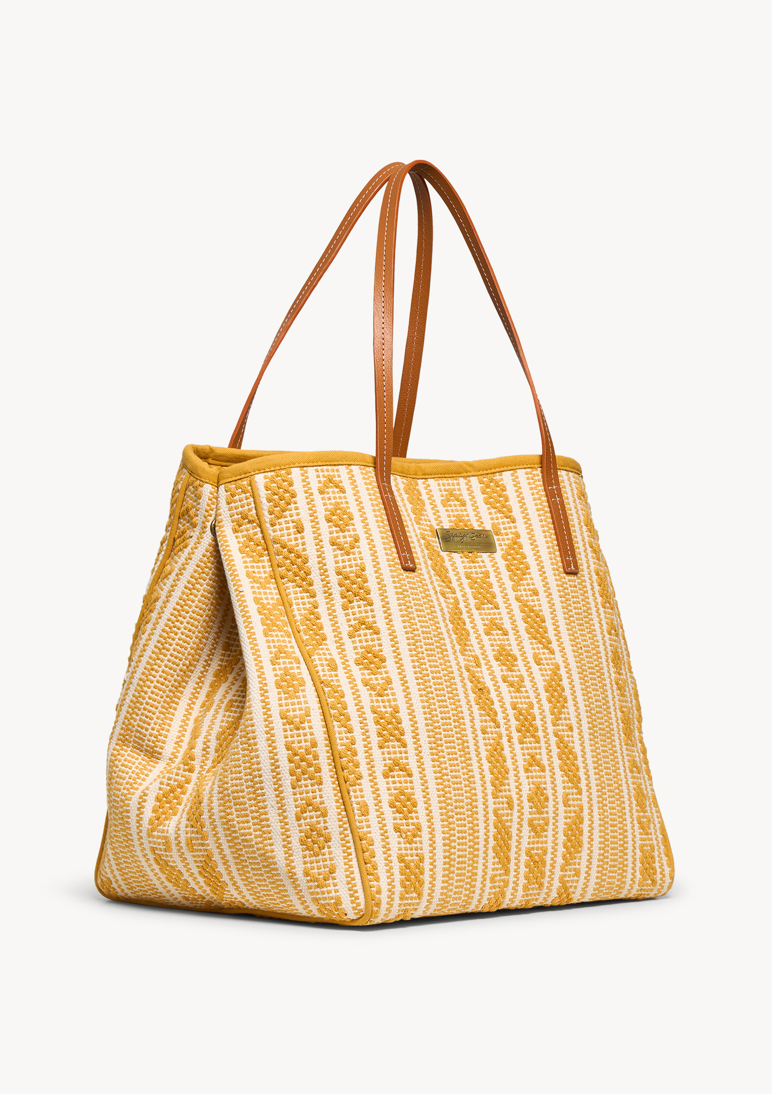 gabbie-tote-mustard (b) Gabie Tote Bag Mustard - Sea You Soon