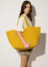 hermosa-cotton-beach-tote-mustard-lifestyle-front-alt-2 Hermosa Beach Bag Mustard - Sea You Soon