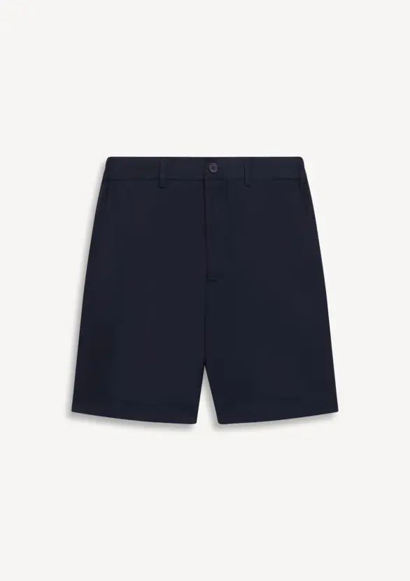 Lorain Lyocell Shorts - Navy Blue