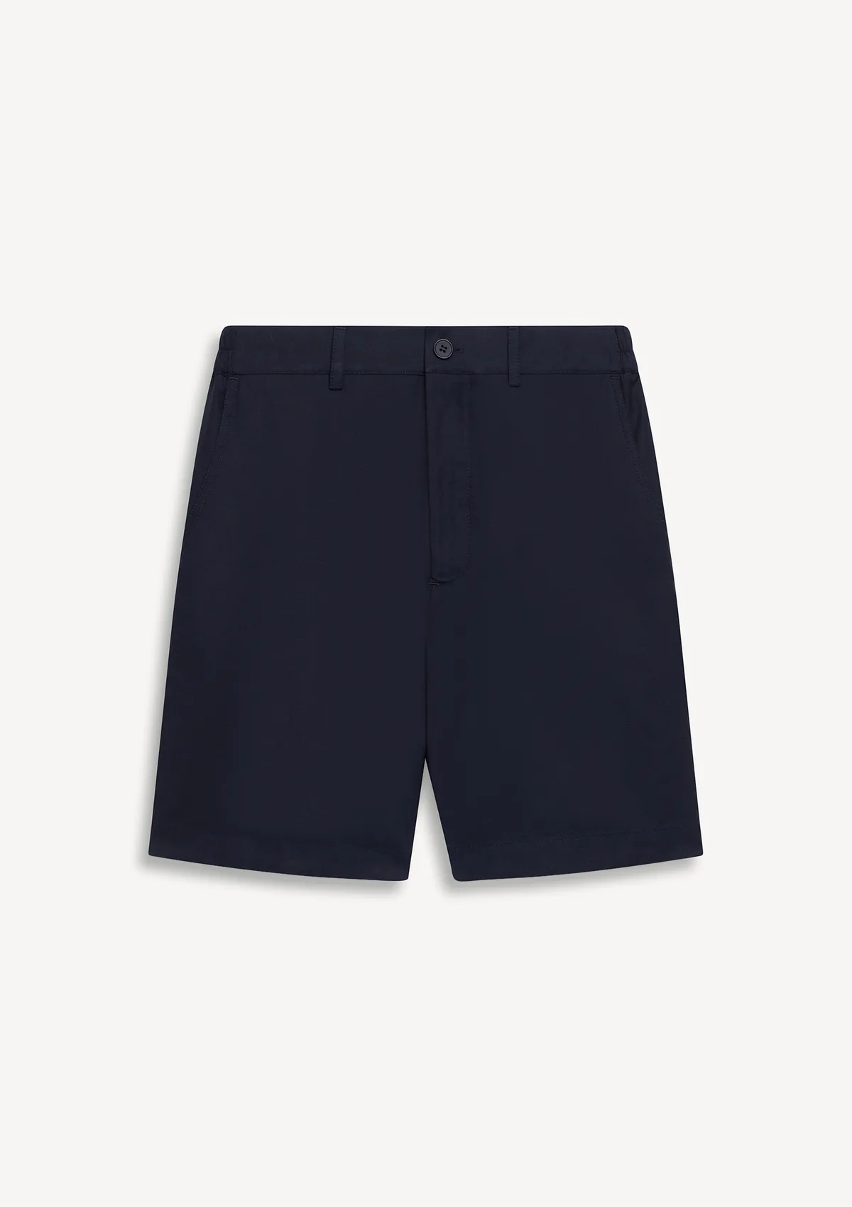 lorain-lyocell-shorts-navy-front Lorain Lyocell Shorts - Navy Blue - Sea You Soon