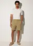 lorain-lyocell-shorts-olive-lifestyle-front Lorain Lyocell Shorts - Olive - Sea You Soon