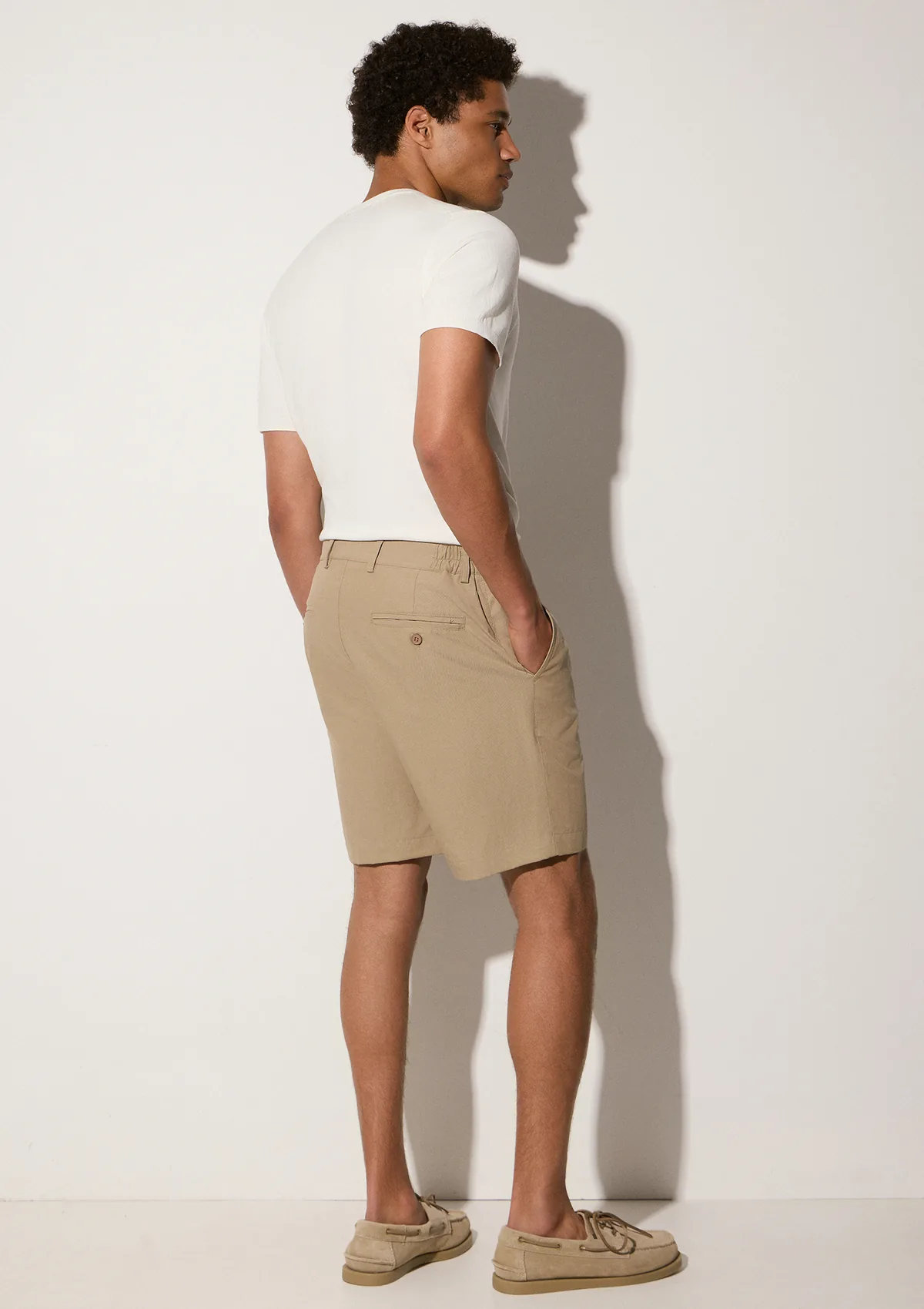 lorain-lyocell-shorts-taupe-detail Lorain Lyocell Shorts - Taupe - Sea You Soon